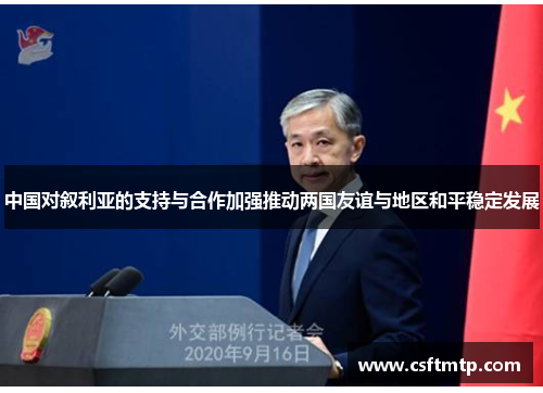 中国对叙利亚的支持与合作加强推动两国友谊与地区和平稳定发展